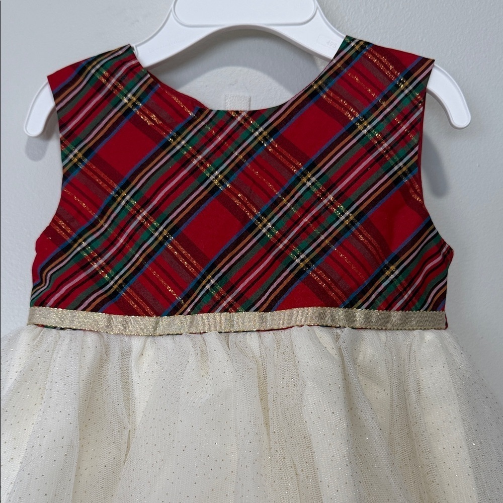 White Coat with Red Bow Accents & Matching Dress - Picture 5 of 8